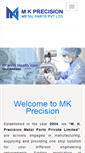 Mobile Screenshot of mkprecision.net